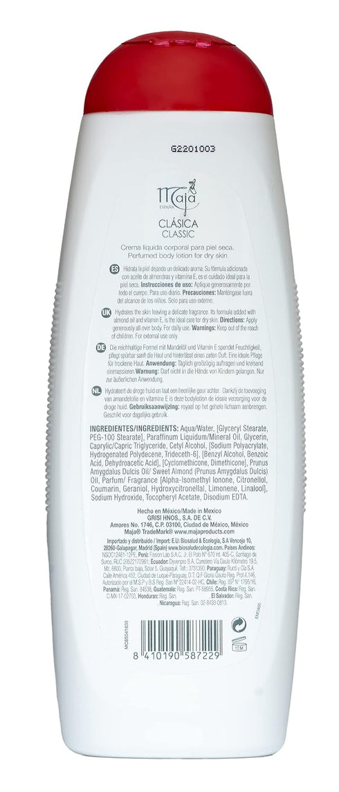 Maja Extreme Moisture Body Lotion - Perfumed Lotion for Extra Dry Skin, 2-Pack of 13.5 FL Oz Bottles