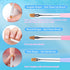 6Pcs Nail Art Brush Set, Gel Polish and Acrylic Nails Painting Tools for Home DIY Salon