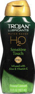H2O 5.5 oz TROJAN Lubricants Sensitive Touch Water-Based Lubricant, Personal Lube, fl