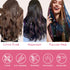 WENNALIFE Hair Tinsel Kit | Rose Red Fairy Hair Tinsel 1200 Strands for Christmas Hair Sparkle Extensions