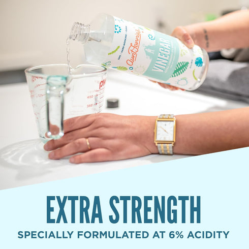 Aunt Fannie's Extra Strength Cleaning Vinegar, 33 Ounce, Multipurpose Household Cleaner, Pack of 3, No Added Scents