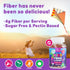 Kids Fiber Gummy Bears Supplement | 60 Gummies | Sugar Free Daily Prebiotic Fiber for Kids, Vegan, Berry Flavor