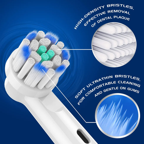 Replacement Toothbrush Heads for Oral B Electric Toothbrushes, 4PCS Soft Ultrathin Bristles for Pro Gum Care
