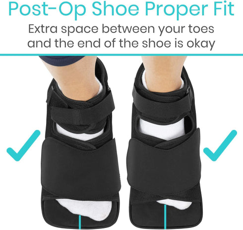 Hammer Vive Offloading Post-Op Shoe - Forefront Wedge Boot for Broken Toe Injury - Non Weight Bearing Medical Recovery