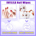 NXJ INFILILA Lint Free Nail Wipes - 540PCS Non-Woven Fabric Dry Nail Prep Wipes for Salon Supplies