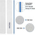 Nail File Set (12 PCS) - Double Sided Emery Boards 180/240 Grit for Natural Nails, Professional Manicure Tools