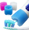 Chrome Cherry SqueezMe Self-Closing Toothpaste Caps, Silicone Lid for Kids & Adults,