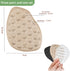 Metatarsal Pads, Forefoot Inserts for Women, Ball of Foot Cushions, Non-Slip High Heel Cushion, Soft Foot Pads Invisible Ball Pads for Foot Pain Relief (3 pairs (transparent+ light yellow+ black))