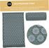 Set, Shiatsu Acupoint Massage Mat and Pillow Non-Slip Yoga Massage Cushion for Back and Neck Relief with Carry Bag