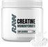 RAW Nutrition Creatine Monohydrate Powder - Unflavored (30 Servings) for Workout Performance, Muscle & Strength Building