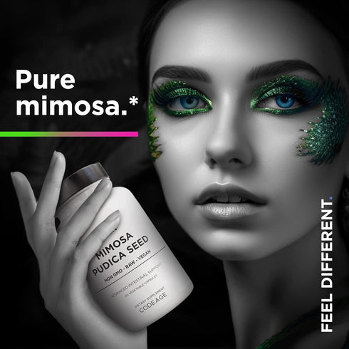 Amen Organic Mimosa Pudica Seeds Capsules, Vegan Plant Supplement, 120 Capsules, 2 Month Supply