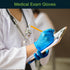 Blue Gloves Disposable Latex Free - 50 Count Medical Grade Surgical Gloves, Powder Free Nitrile, Medium