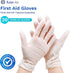 First Aid Gloves, Individually Packaged Set of 20 Pairs