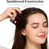 NWIUREN Sandalwood Cute Pony Scalp Massager | Wooden Massage Brush for Head, Face, Eyes, Shoulder, and Neck | Gua Sha