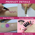 2 in 1 Eyeshadow Stick and Sponge Makeup Brush, Long Lasting Waterproof Cream Shimmer Shadow Pencil