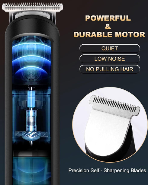 ?????????????? Manscape Trimmer for Men - Rechargeable Beard Trimmer, Waterproof Body Trimmer with Standing Recharge Dock