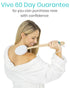 Vive Lotion Applicator for Back, Feet - 17.5" Long Handle Cream Wand for Elderly, Women, Apply Medicine, Skin Cream