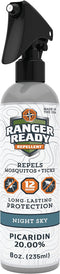Ranger Ready Picaridin Insect Repellent & Tick Spray, Night Sky Scent, Deet-Free Bug Spray (8 Oz., Pack of 1)