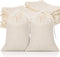 Tatuo 50 Pcs Muslin Bags, 6 x 8 Inches Cotton Drawstring Bags for Party Home Supplies