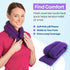 SunnyBay Microwave Heating Pad - Microwavable Heated Neck and Shoulder Wrap with Lavender, 26x5 Inches