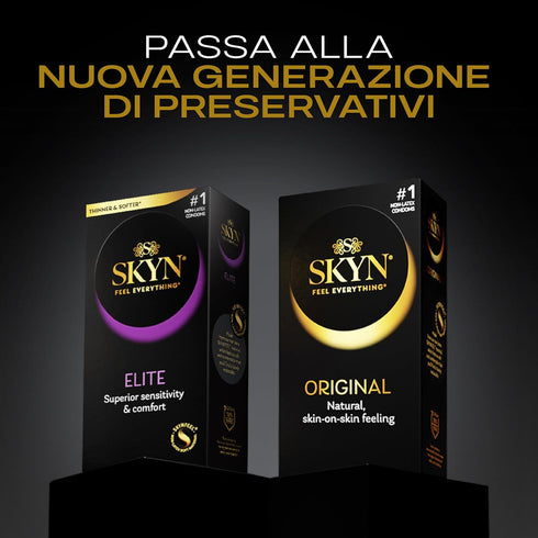 Pack, 40 Count SKYN Original Lubricated Latex Free Condoms Value