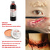 Special Effects SFX Halloween Makeup Kit - Fake Blood, Coagulated Blood Gel, 12 Colors Bruise Makeup Palette with Brush