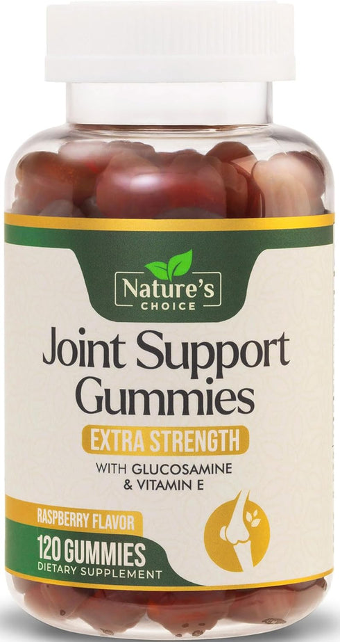 Joint Support Gummies | Extra Strength Glucosamine with Vitamin E | 120 Gummies for Cartilage & Flexibility