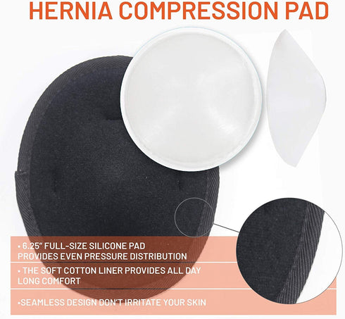 Everyday Medical Plus Size Umbilical Hernia Support Belt - Pain Relief for Hernias, L/XL