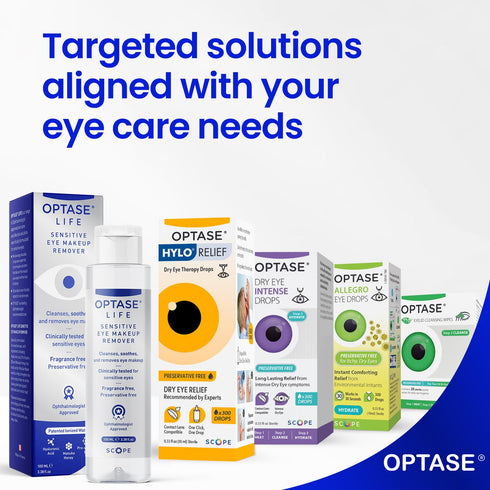 Optase Life Sensitive Eye Makeup Remover – Gentle & Effective for All Skin Types, Breakthrough Innovation vs Micellar