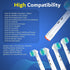 Replacement Toothbrush Heads, Precision Clean Brush Compatible with Oral-B 7000/Pro 1000/9600/5000/3000/8000 (8 Pack),