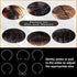 Metal Headbands for Men and Women, Unisex Wavy Headbands, Outdoor Sports Simple Elastic Non-Slip Hair Accessories (6