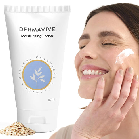 Moisturising Lotion 120ml - Hydrating Body Lotion with Natural Colloidal Oatmeal for Dry Skin