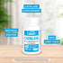 Supersmart Catalase 500mg per Day, Natural Enzyme Anti Gray Hair Supplement, 60 Delayed Release Capsules