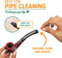 Set 132 2 Pipe Cleaners Tool | Hard Bristle Pipe Cleaners Bulk, Nylon Bristle Brush, Tamper Tool | Nylon Bristles