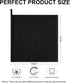 joybest 8-Pack Cotton Kitchen Dish Cloths, Ultra Soft Waffle Weave Quick Drying Dish Towels, 12x12 Inches, Black