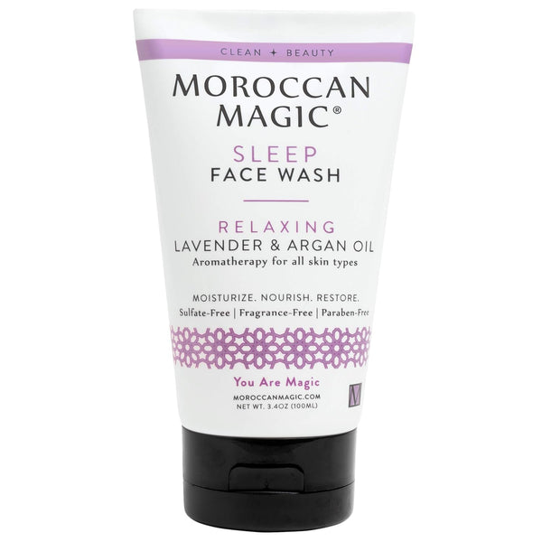 Moroccan Magic Sleep Face Wash | Clean Beauty | Sweet Lavender | Vegan and Cruelty-Free
