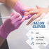 Hand-E Touch Pink Nitrile Disposable Gloves for Esthetician, Nail Tech, and Cleaning Use