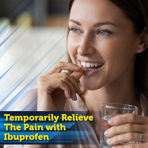 TIME-CAP LABS, INC. Timely Ibuprofen 200mg 500 Tablets for Headache, Menstrual Pain, Body Aches