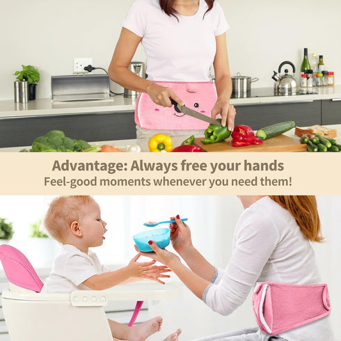 Toxin Hot Water Bag, Hot Water Bottle with Waist Cover for Menstrual Cramps, Pain Relief, Warm Water Pouch with Soft