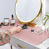 Makeup Mat for Vanity, Dual-Sided Waterproof and Oilproof Desk Mat, Easy to Clean Vanity Makeup Pads