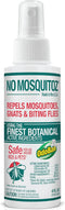 No Natz No Mosquitoz Botanical Bug Repellent, 4 Ounce Spray Bottle, DEET-Free and Non-Greasy