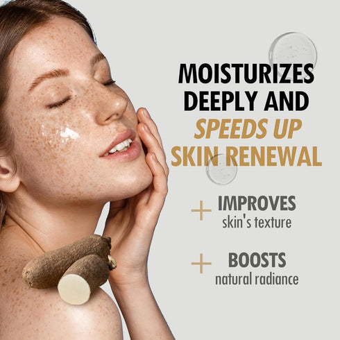 VEGREEN Nature Mucin Face Serum with Wild Yam, Hydrating & Barrier Repair Moisturizer for All Skin Types,