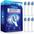 MySmile Electric Toothbrush Replacement Heads, 6 Packs (White)