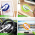 Microfiber Duster for Cleaning, Hand Washable with 4 pcs Replaceable Microfiber Head for Home Use