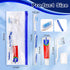 Disposable Travel Toothbrush and Toothpaste Set, 15 Count - Travel Kit with Plastic Zip Bag