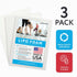 IMPRESA 3-Pack Liposuction Foam Pads, White 8 x 11 x 0.5 in Medical Foam Padding for Recovery, Hypoallergenic &