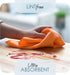 Hearth & Harbor Microfiber Cleaning Cloth, 12 Pack Washcloths, Orange Reusable Microfiber Towels for Cars