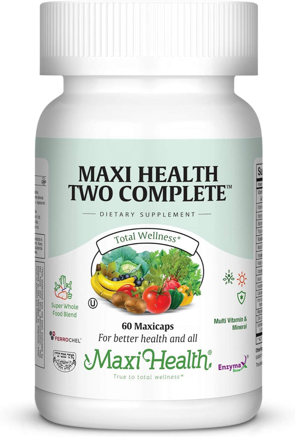 Maxi Health Multivitamin for Women & Men, 60 Capsules for Energy Support