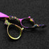 Professional 6.0 Inch Rainbow Color Dragon Handle 440C Salon Hair Cutting Shear, Perfect for Barber Stylist and Home Use