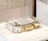 Stackable Clear Plastic Organizer Drawer for Eyeshadow Palettes, Cosmetics, and Beauty Supplies on Vanity